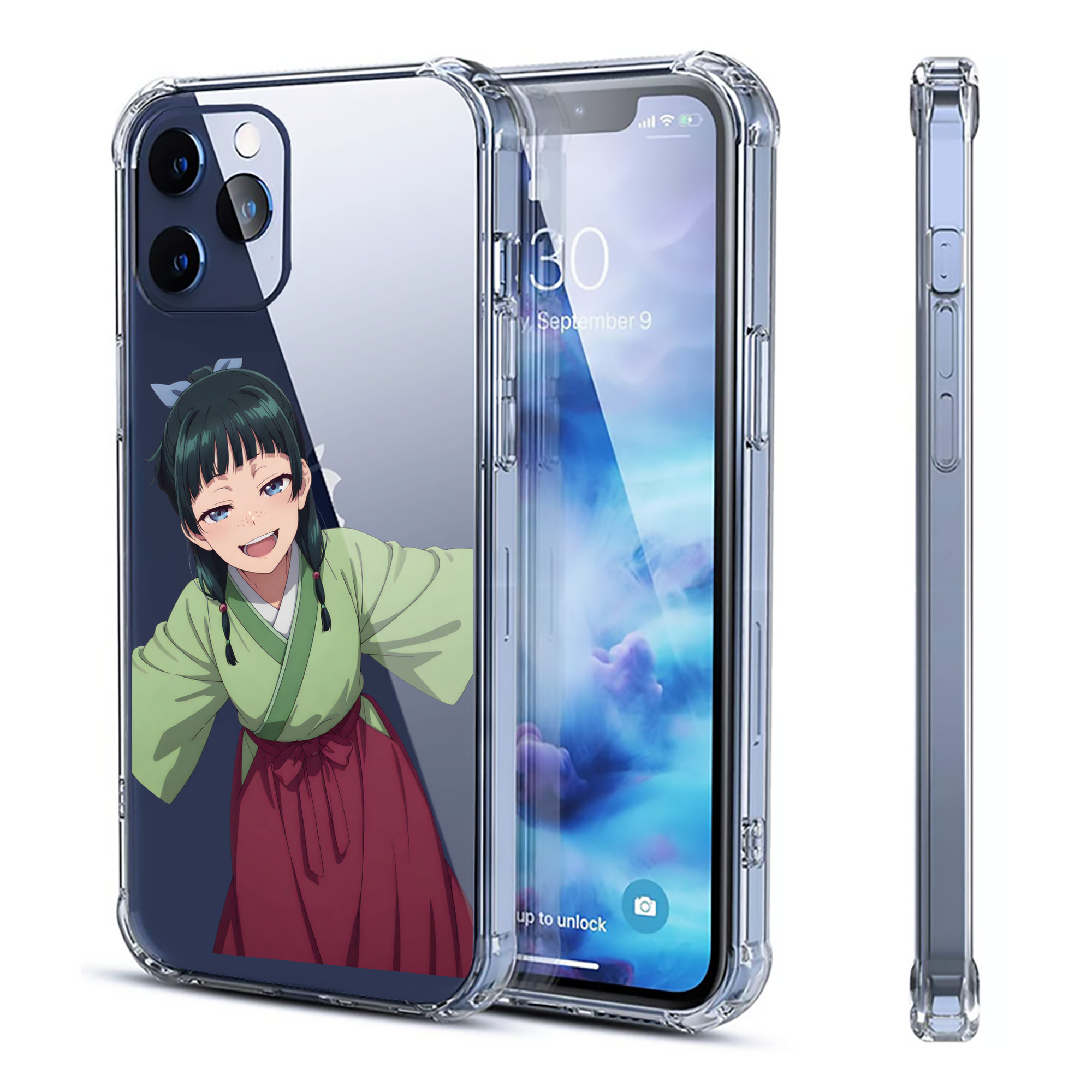 （画像用） 薬屋のひとりごと The Apothecary Diaries 【iPhone 12シリーズ対応】透明スマホケース（クリアソフトケース）